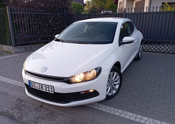 Volkswagen Scirocco cena 24500 przebieg: 188000, rok produkcji 2009 z Słomniki małe 497